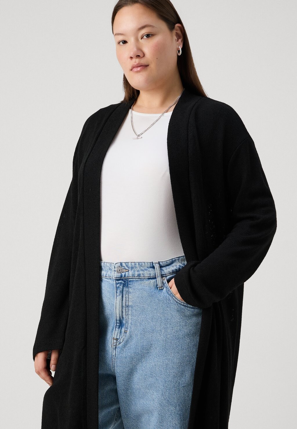 

Кардиган VMCEDDIE OPEN LONG Vero Moda, черный