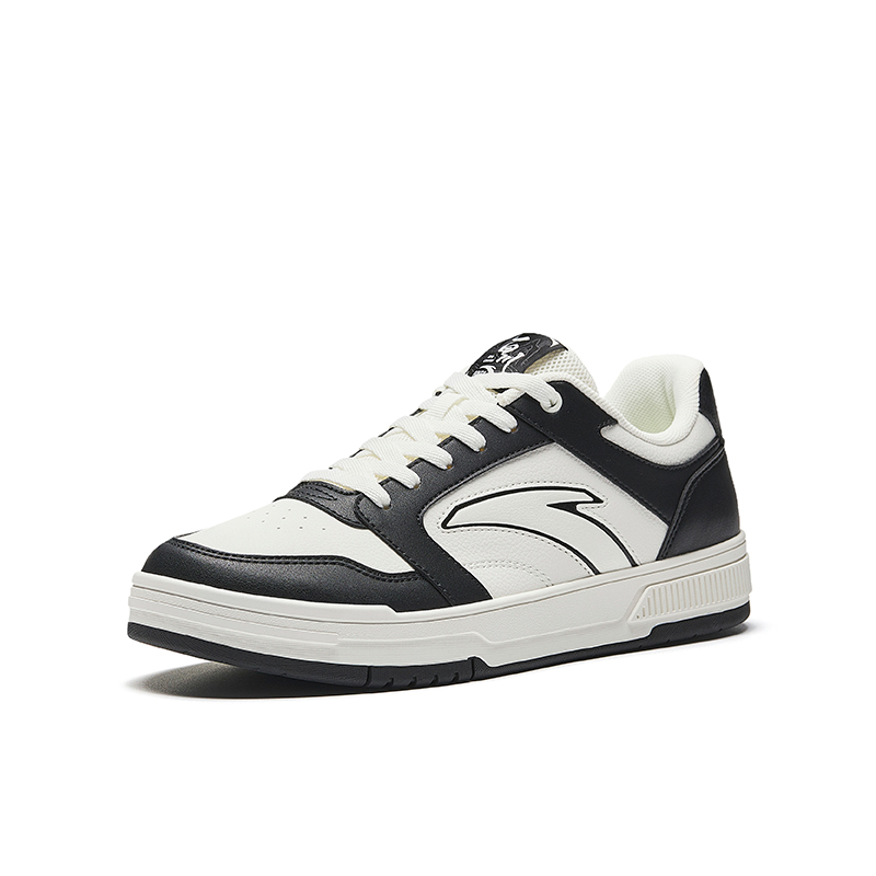 Кроссовки для скейтбординга BaiChuan Low top мужские ANTA, айвори белый/basic черный — фото 3