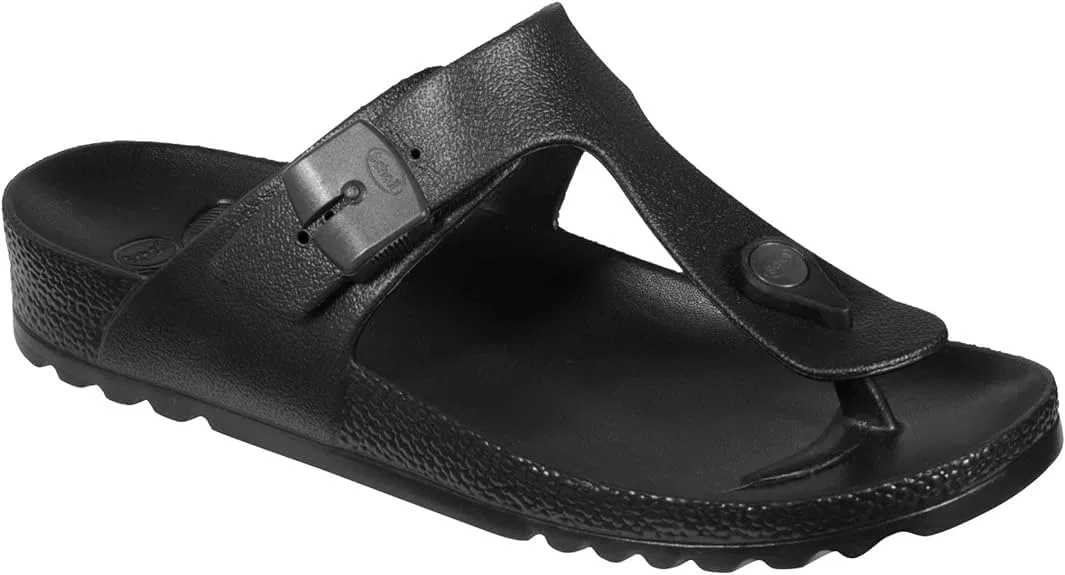 Шлепанцы Scholl BAHIA для мужчин, летние шлепанцы, Black