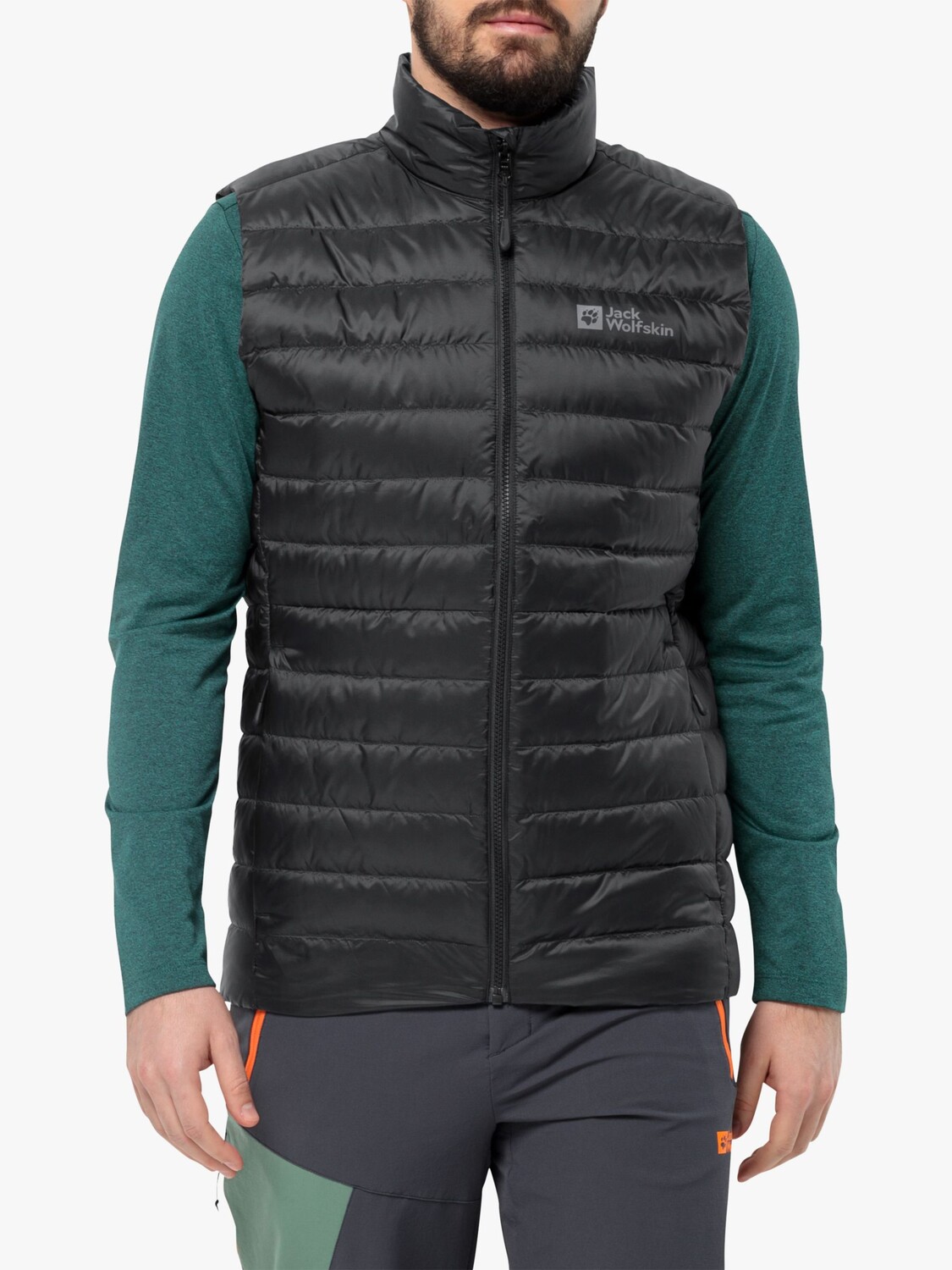 

Мужской жилет Pilvi на пуху Jack Wolfskin, черный