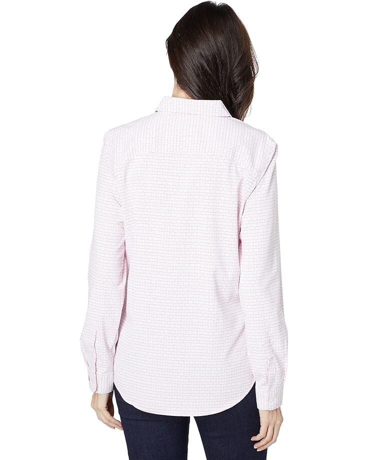 

Рубашка Cutter & Buck Versatech Tattersall Stretch Long Sleeve Shirt, красный