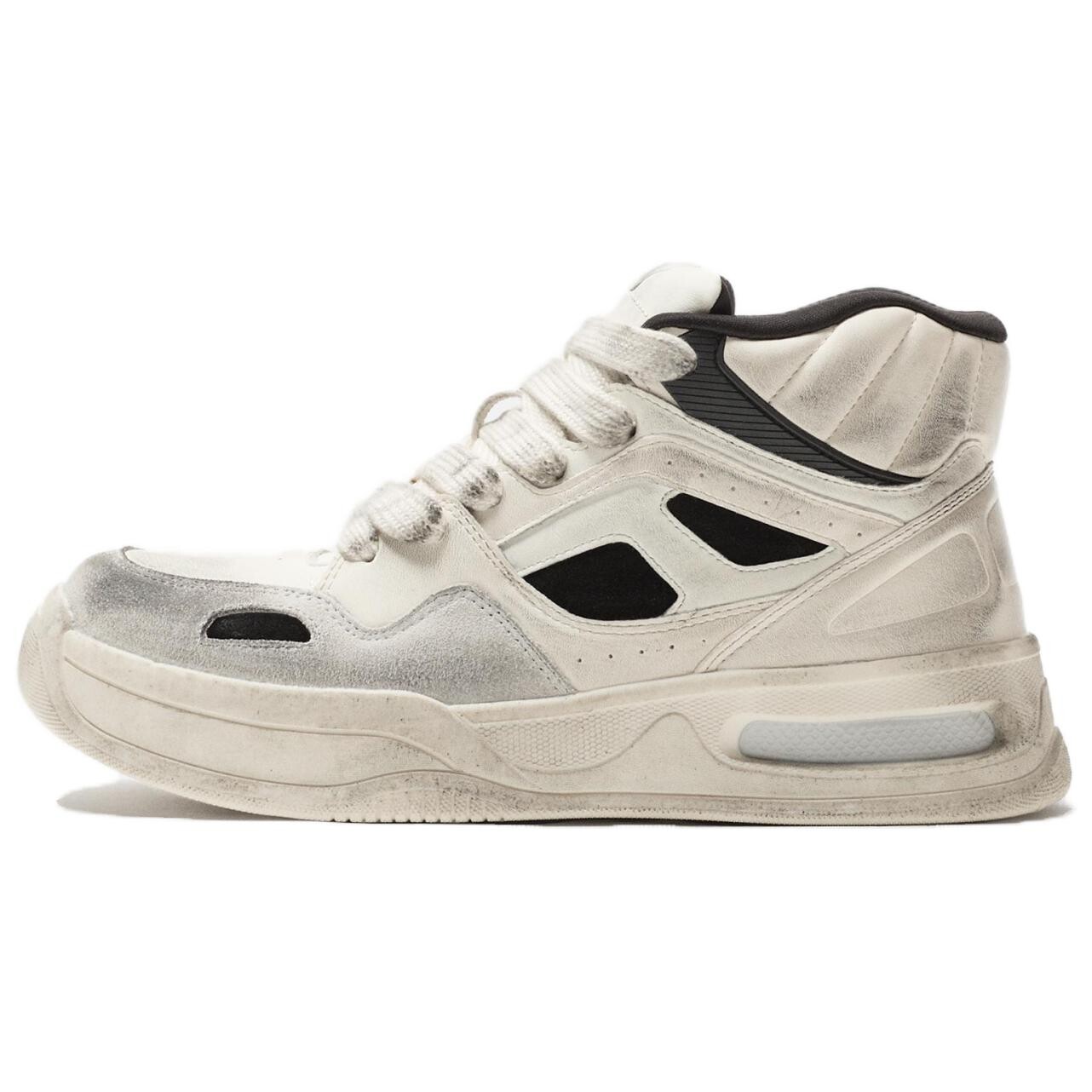 

Кроссовки мужские Lifestyle Shoes Men High-Top Zara, бежевый/черный
