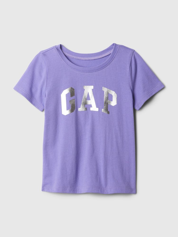 

Футболка с металлическим логотипом Gap, фиолетовый