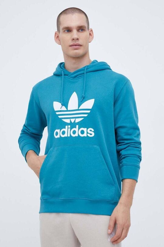 

Хлопковая толстовка adidas Originals, бирюзовый, Зеленый, Хлопковая толстовка adidas Originals, бирюзовый