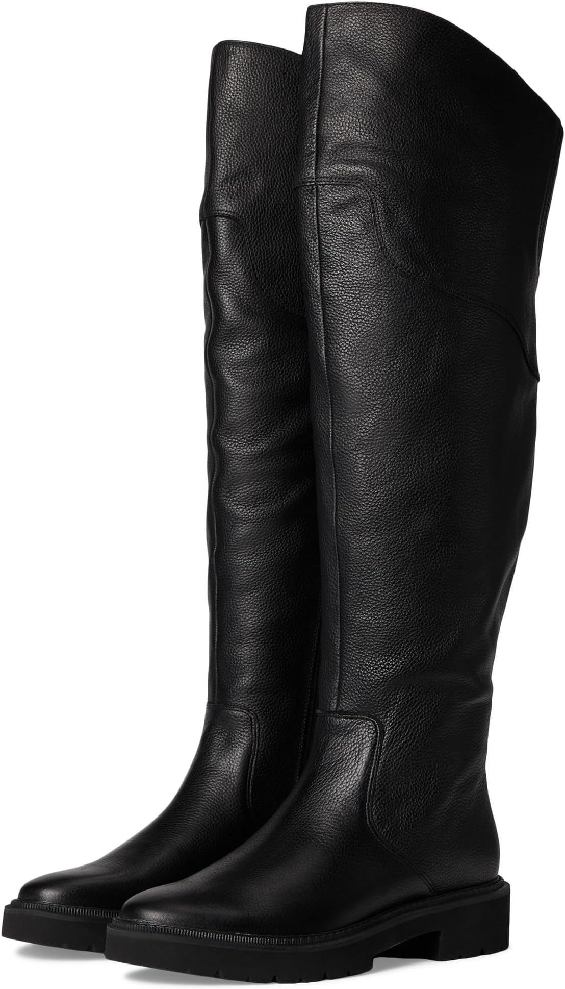 Ботинки Naturalizer Women's Scarlette Over The Knee Boots, Black Leather