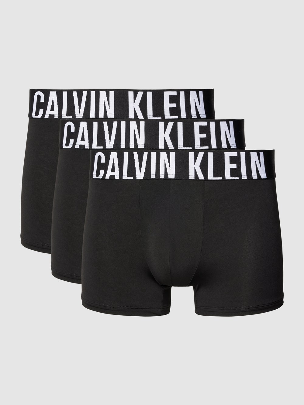 

Боксеры с эластичным поясом и логотипом в упаковке 3 шт Calvin Klein Underwear, черный