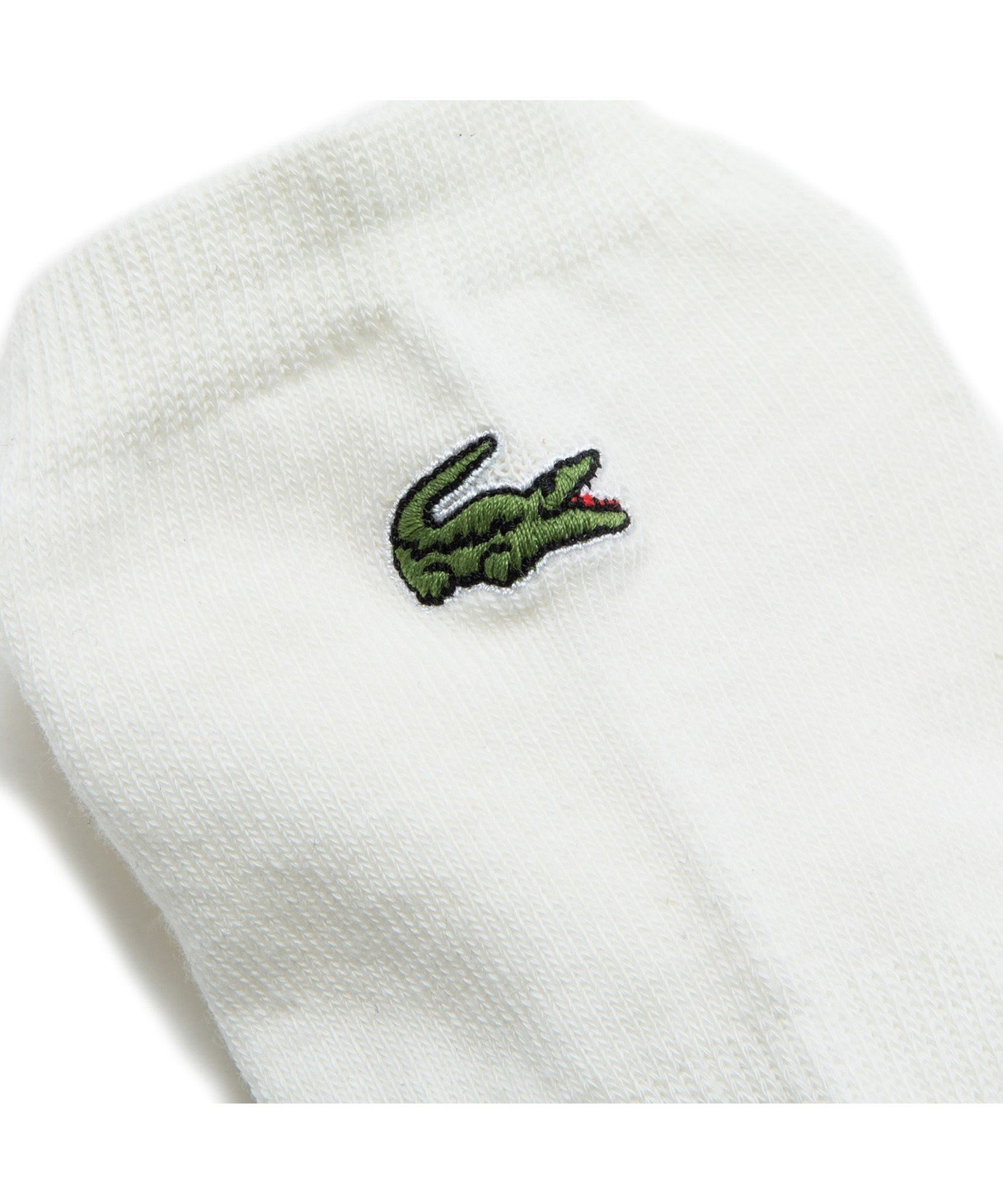 Носки LACOSTE до колена, White — фото 2