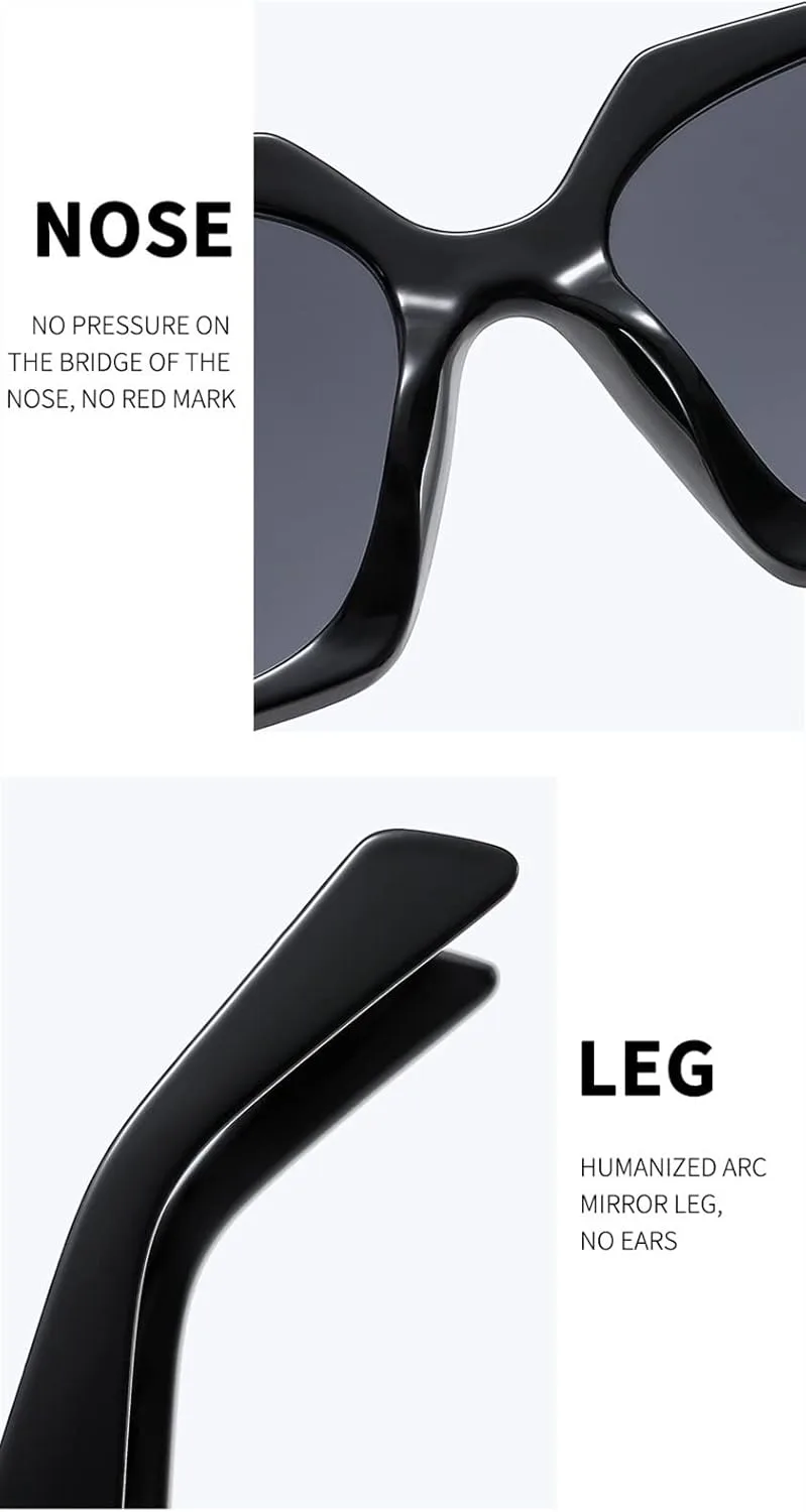 

Модные солнцезащитные очки в стиле ретро для мужчин и женщин, для вождения, отдыха на природе, стильный подарок (Цвет: E, Размер: Средний) MTZJH, One Color