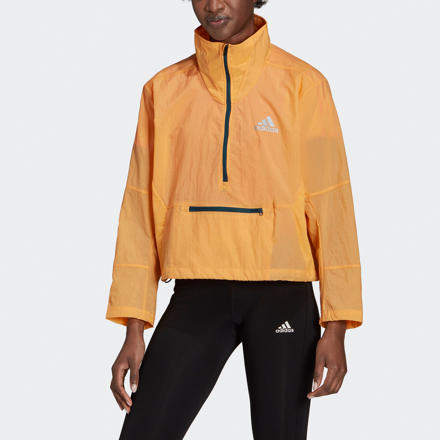 Куртка ADAPT Женская Оранжево-Желтая Adidas — фото 4