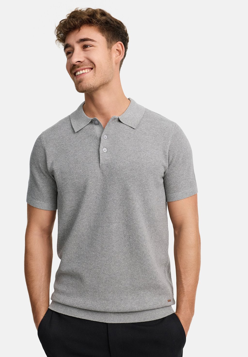 

Рубашка поло INDICODE JEANS, серый