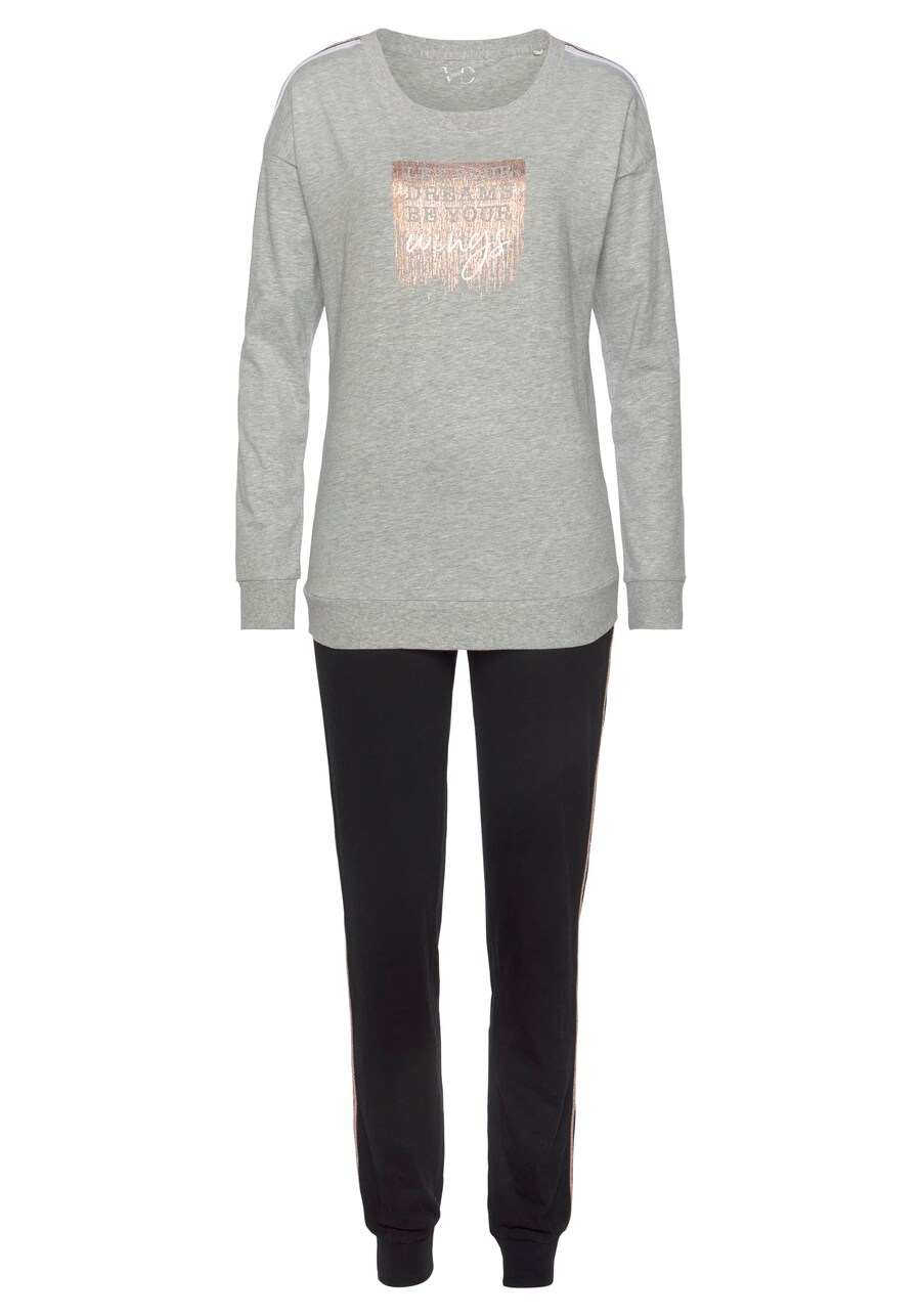 

Пижама VIVANCE Dreams, Grey/Black