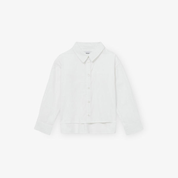 

Каир хлопковая футболка с длинным рукавом 4-9 лет Reiss, белый