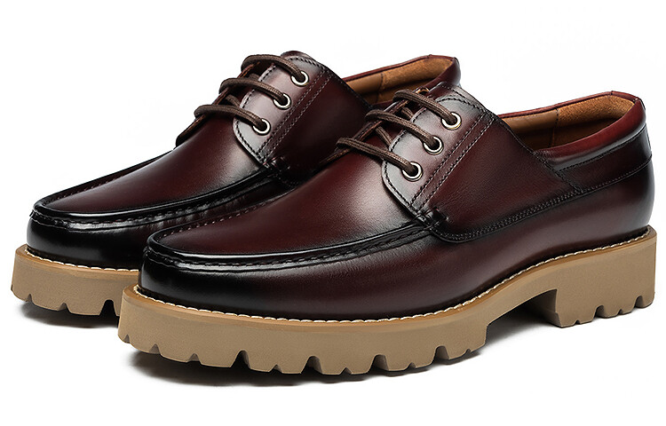 Туфли Men"s Casual Men Low-Top Burgundy Roberta Di Camerino — фото 3