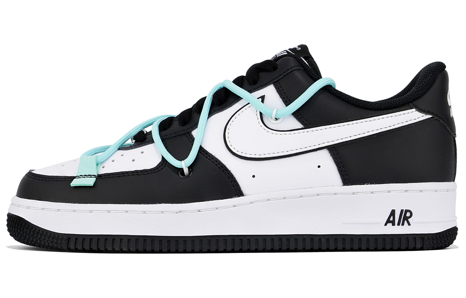 

Кроссовки Nike Air Force 1 Skateboard Shoes Women's Low-Top Black White, Черный, Кроссовки Nike Air Force 1 Skateboard Shoes Women's Low-Top Black White