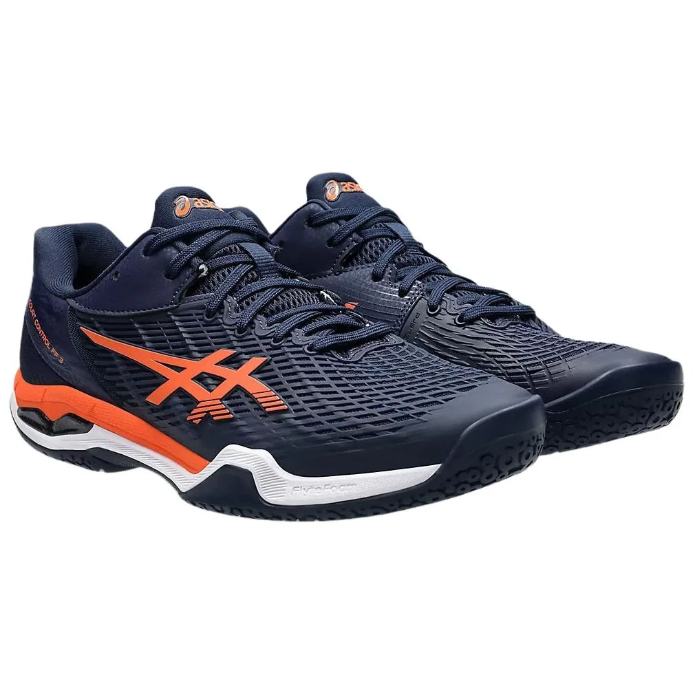 Кроссовки для бадминтона ASICS Court Control FF 3 Support Balance синие — фото 4