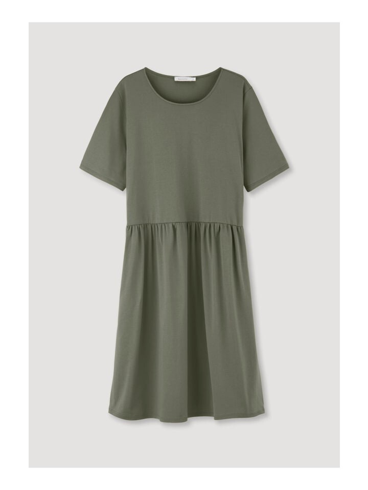 

Длинное платье Hessnatur Shirt, оливковый