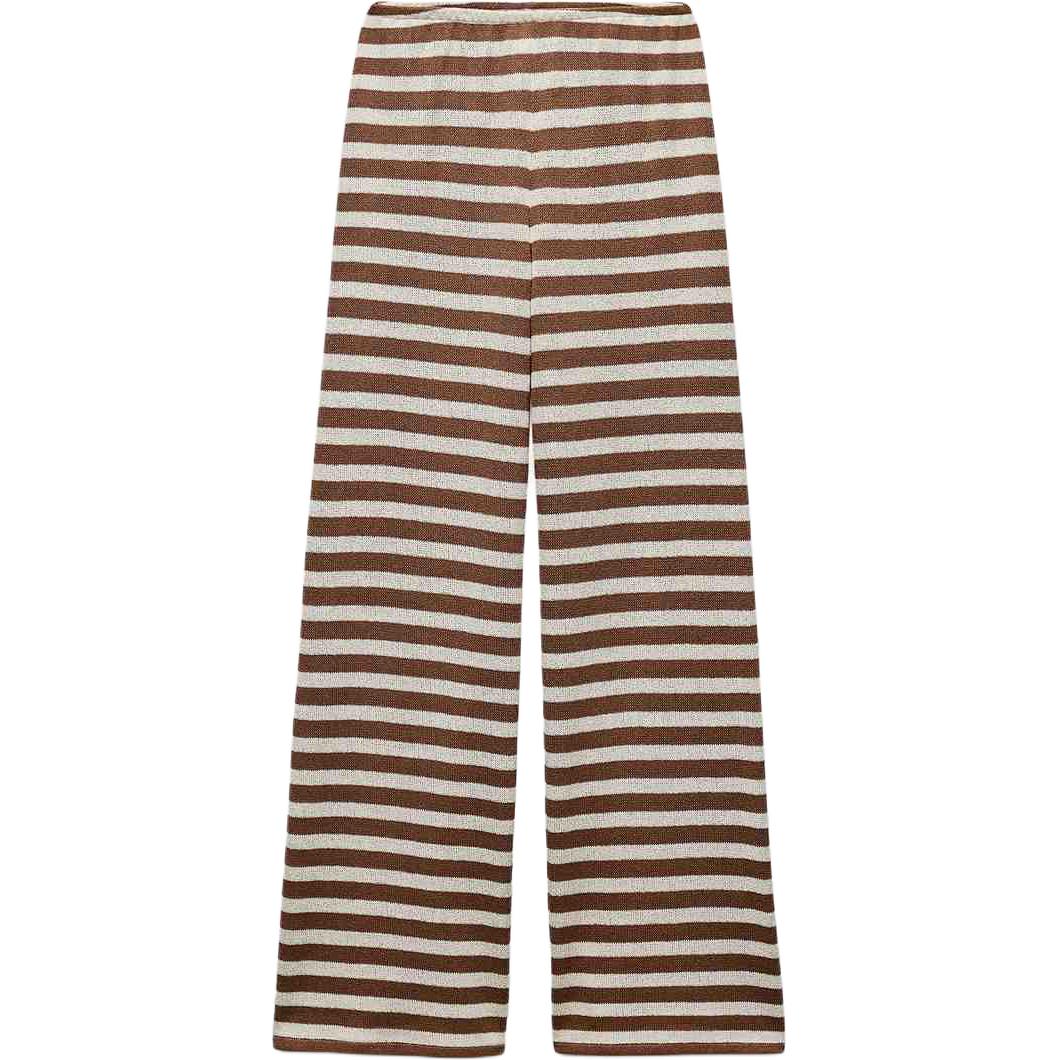 Женские повседневные брюки ZARA, желтый — фото 4