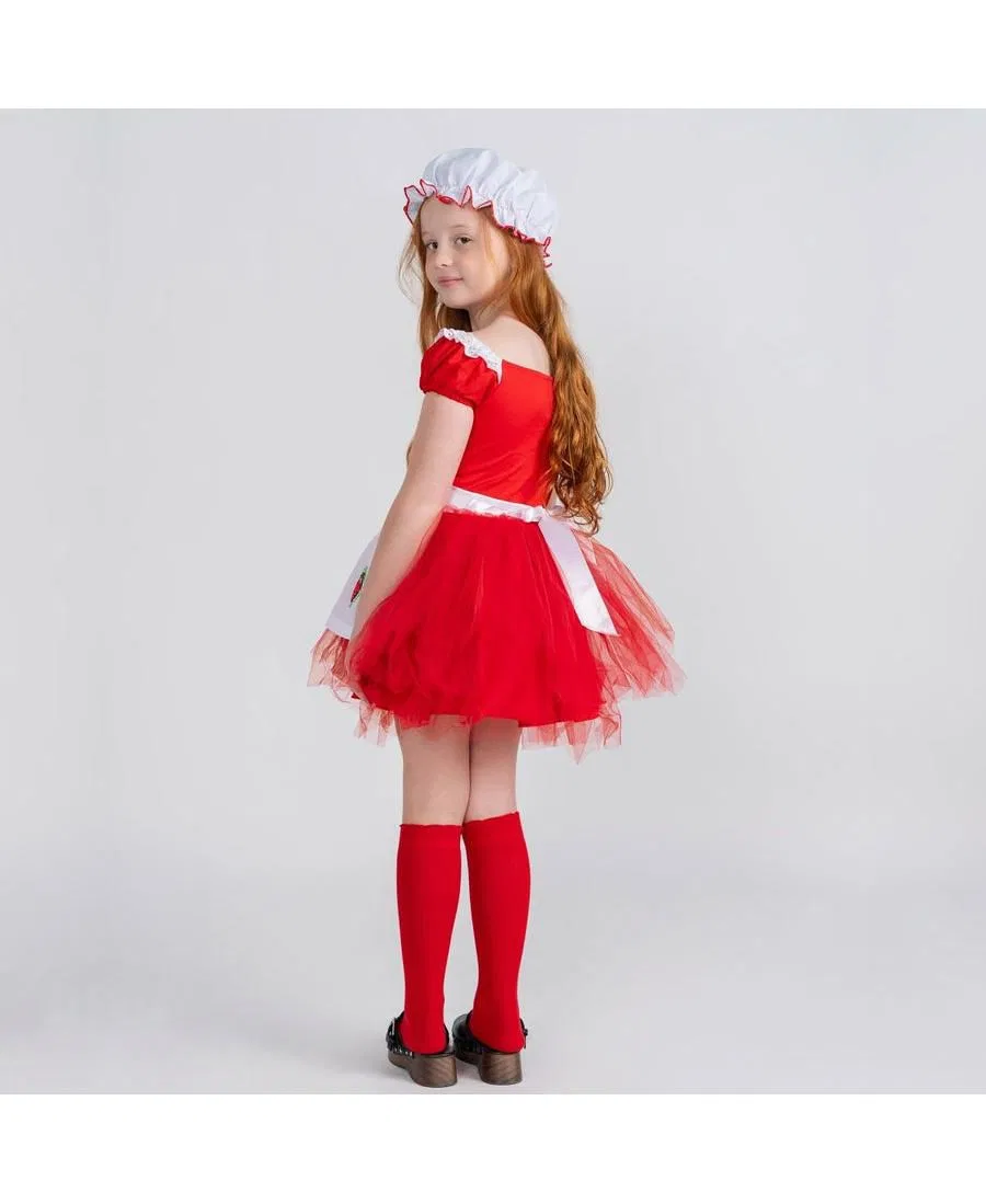 Детский костюм балерины «Клубника» Dress Up America, красный — фото 2
