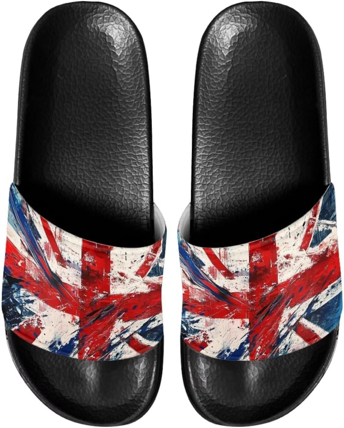 

Милые шлепанцы для женщин, удобные, быстро сохнущие, на плоской подошве, для пляжа и душа Judentidos, British Flag