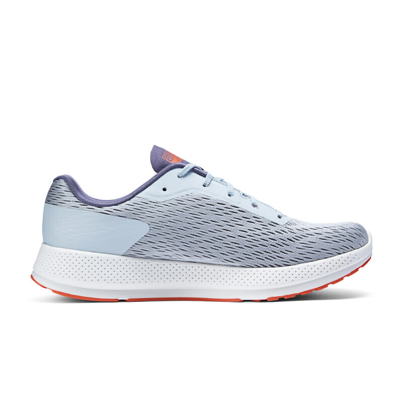 Кроссовки мужские с низким верхом серые/оранжевые Skechers — фото 2