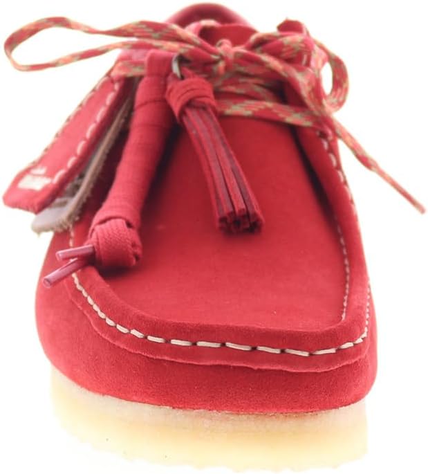 Мужские кроссовки Wallabee от Clarks, красный — фото 3