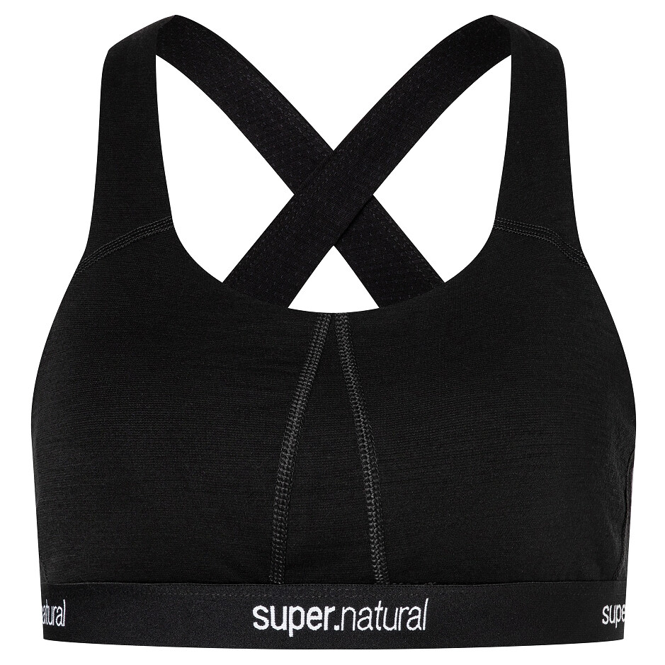 

Спортивный бюстгальтер Super Natural Women's Feel Good Bra, цвет Jet Black