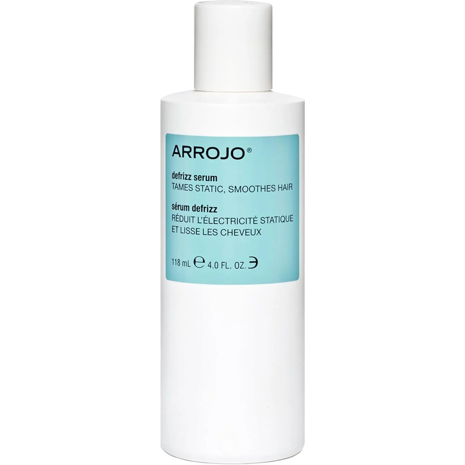 Сыворотка для волос Arrojo Defrizz Serum, 113 мл - без сульфатов и парабенов, для вьющихся и поврежденных волос, для мужчин и женщин - с ароматом лаванды и груши.