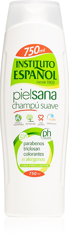 

Мягкий ежедневный шампунь для здоровой кожи Instituto Español, 750 мл