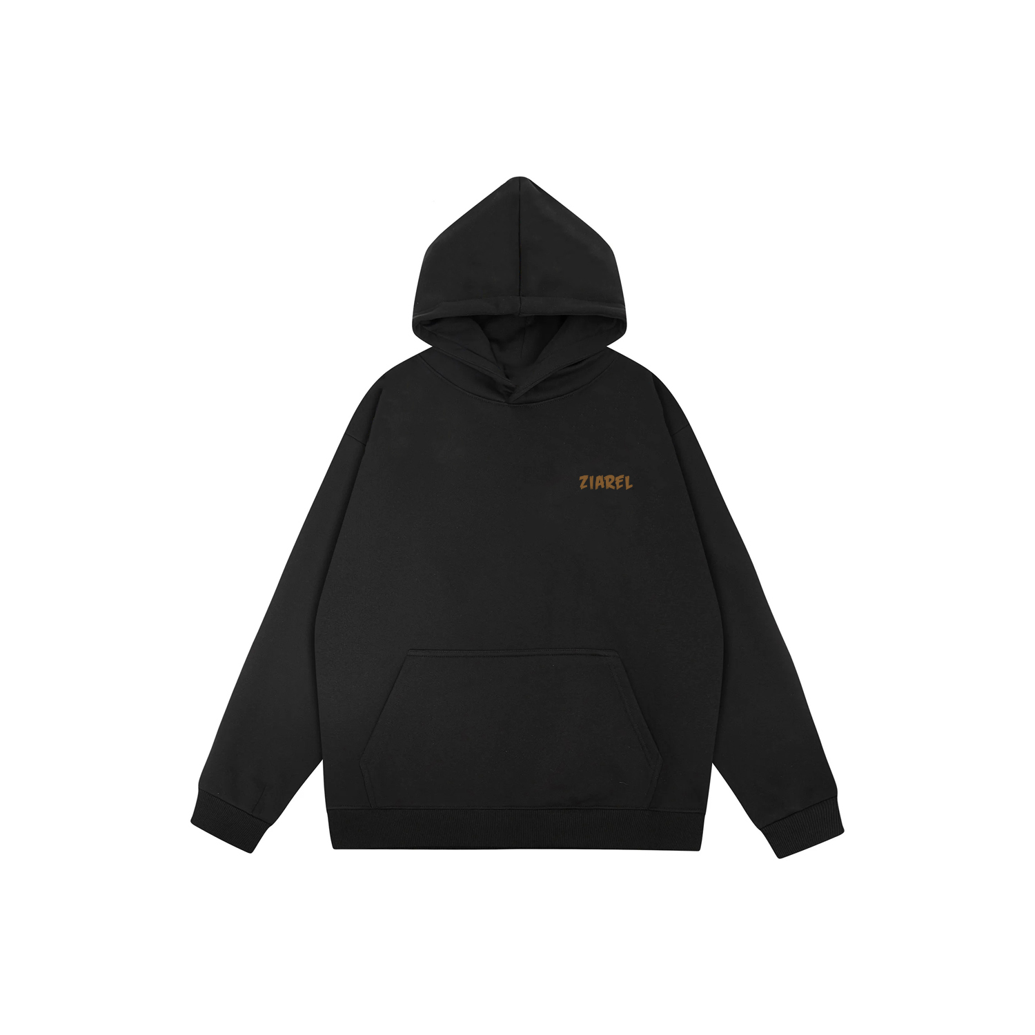 

Толстовка Unisex Hooded Moderate Regular ZIAREL, белый heather серый