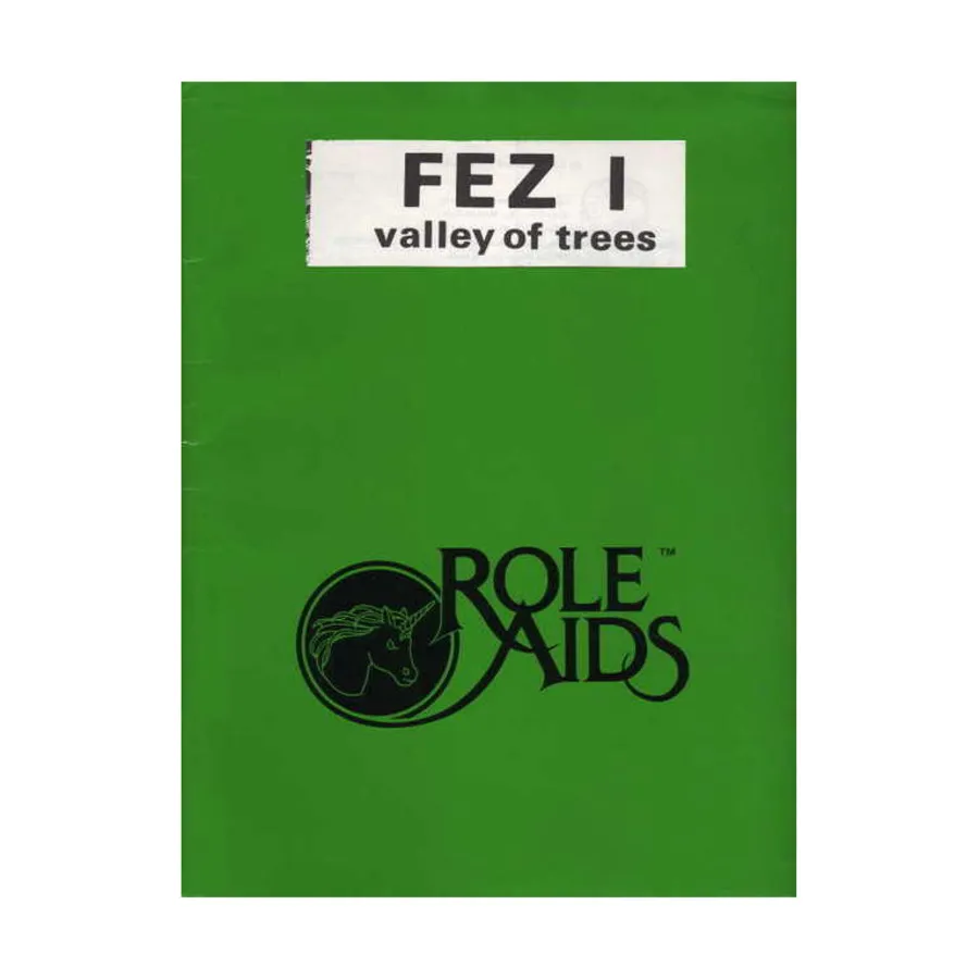 

Модуль Fez I - Valley of Trees (Green Folder Edition), Roleaids - Fez Modules