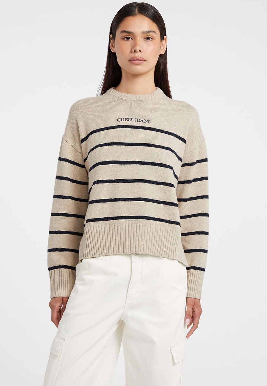 

Джемпер Guess Jeans GESTREIFTER, Mehrfarbig Braun/Light Brown