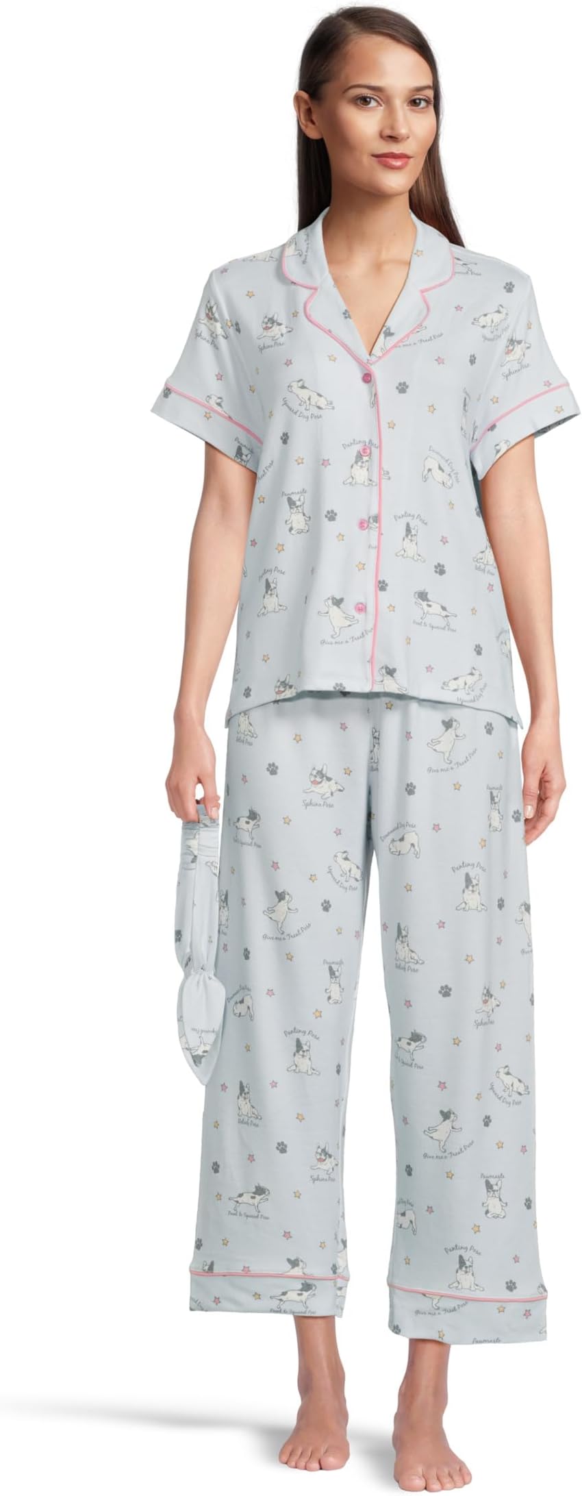 

Пижама P.J. Salvage Pj Set Paws and Breathe, цвет Blue Mist