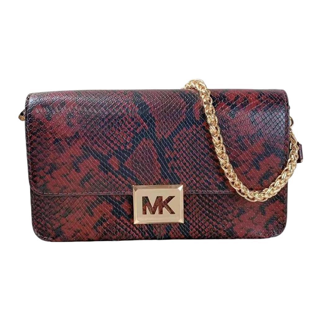 

MICHAEL KORS Соня искусственная кожа сумка через плечо средний размер женская красно-коричневая