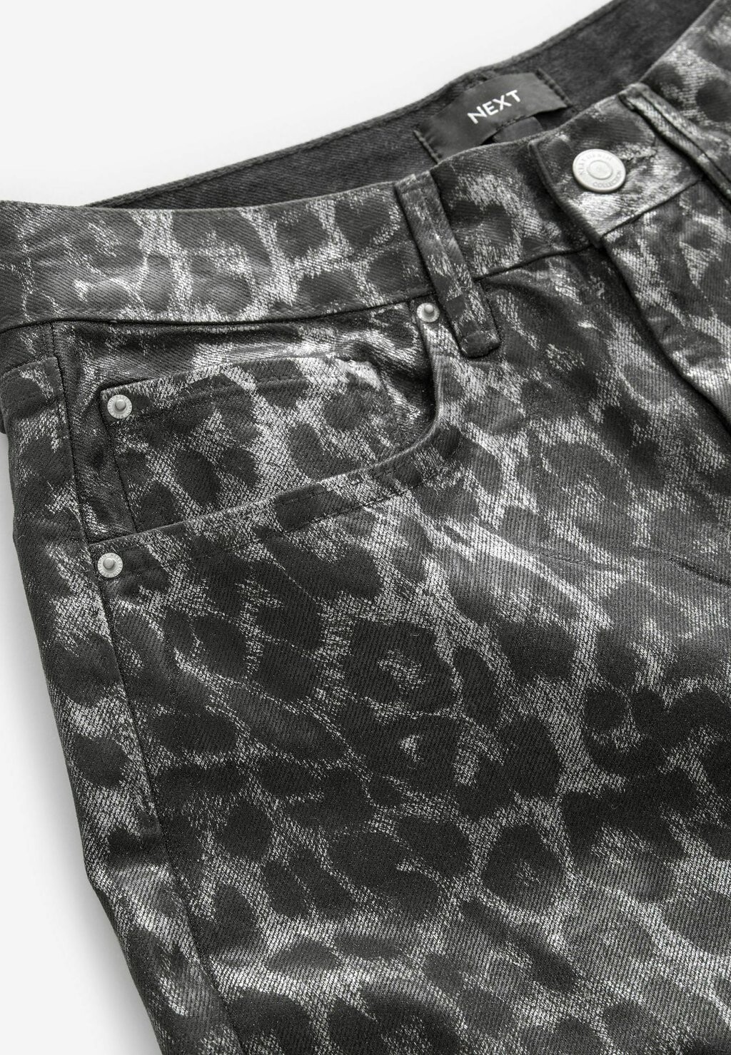 

Джинсы прямого кроя REGULAR FIT PRINT Next, черный