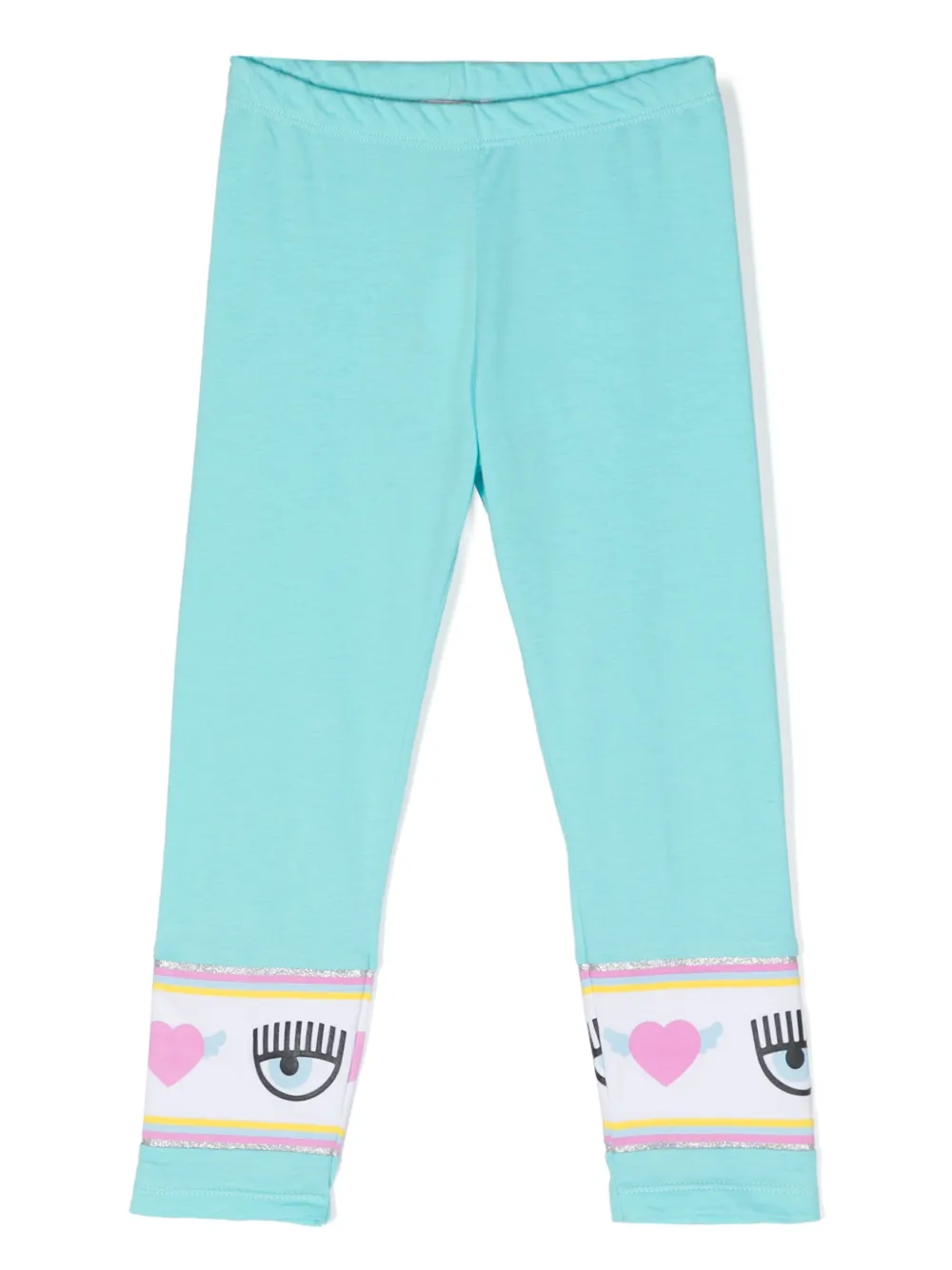 

Леггинсы Maxi Logomania Chiara Ferragni Kids, синий