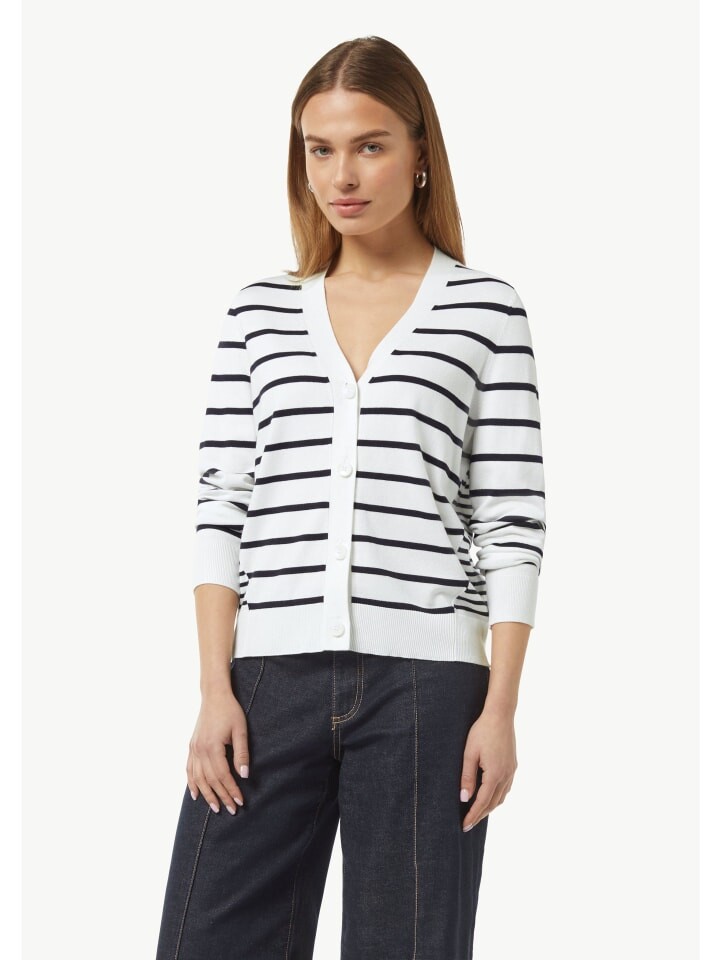 

Кардиган comma Strickjacke langarm, белый