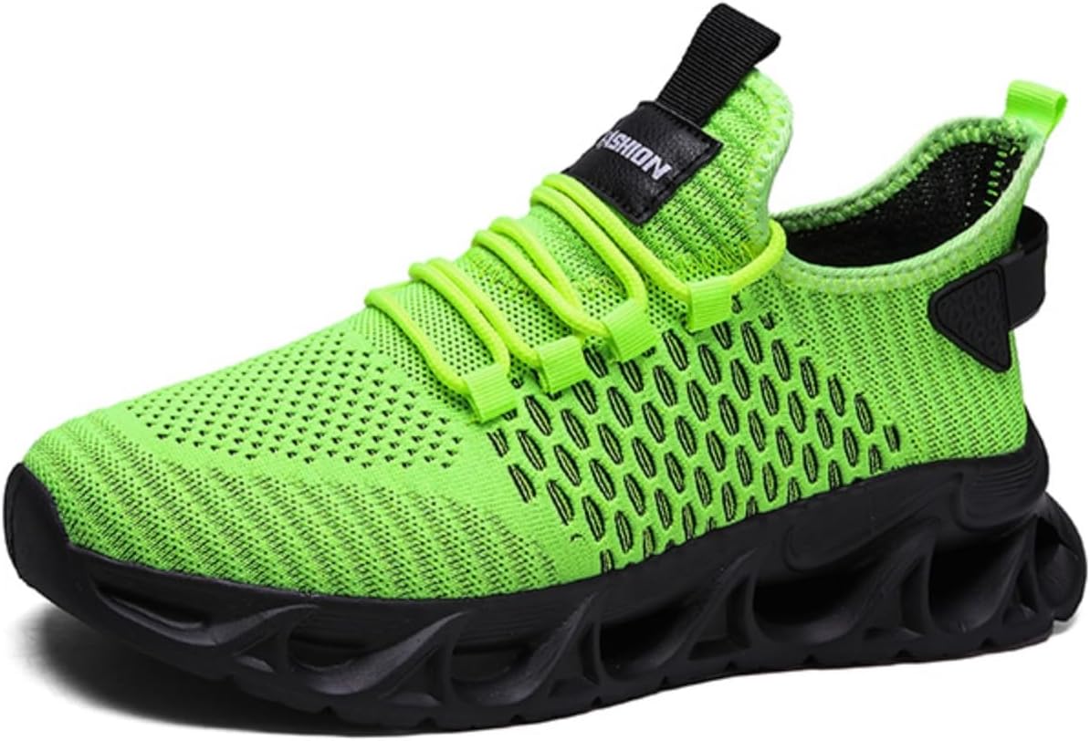 

Мужские сетчатые кроссовки Легкие, гибкие, легко надеваются и снимаются, подходят для повседневного ношения, спорта и бега Aokisx, зеленый