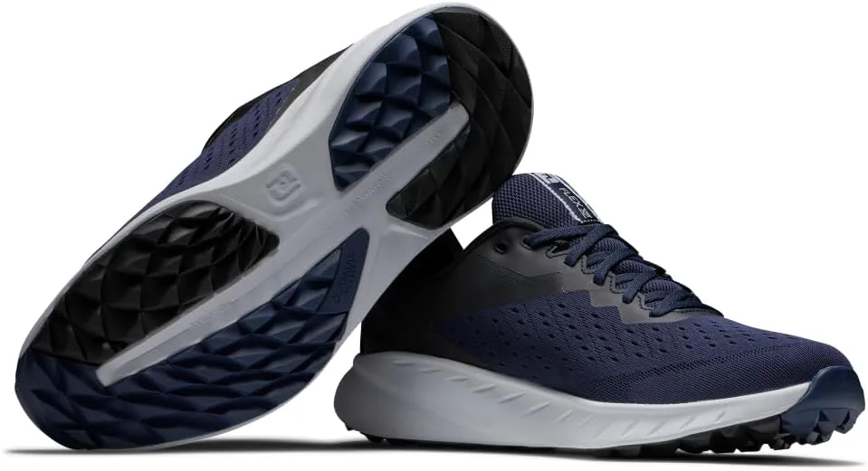 Мужские гольф-туфли FootJoy FJ Flex XP предыдущего сезона, темно-синий/белый — фото 2