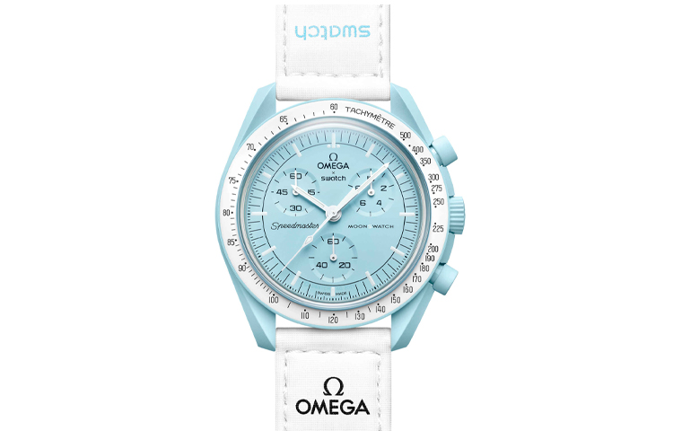 

Унисекс-часы SO33L100 SWATCH синие 42 мм