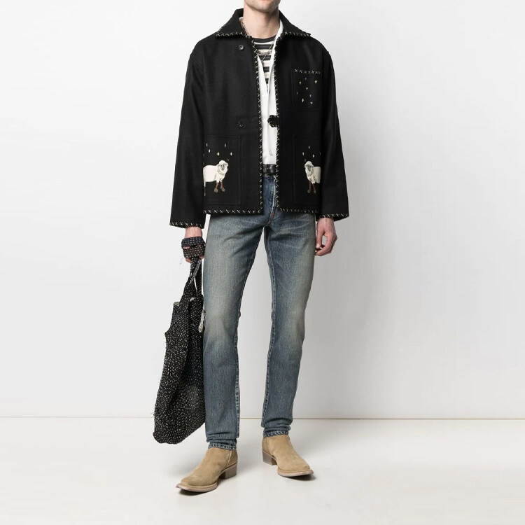 

Джинсы мужские Saint Laurent Mid-Rise, синий