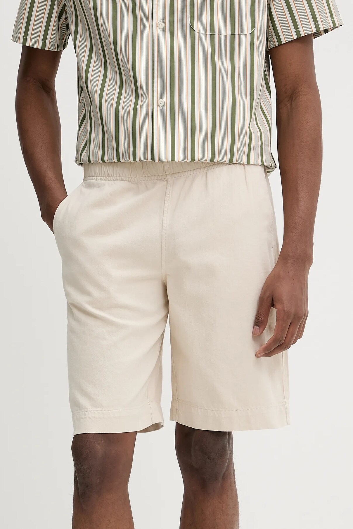 

Шорты из льняной смеси PS Paul Smith, бежевый