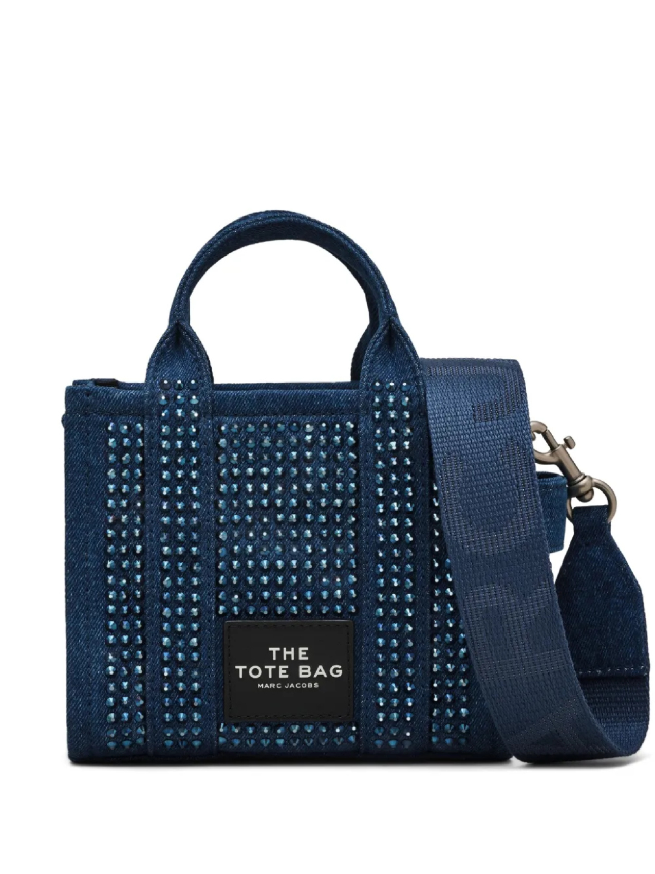 

Marc Jacobs джинсовая сумка-тоут The Crossbody Crystal, синий