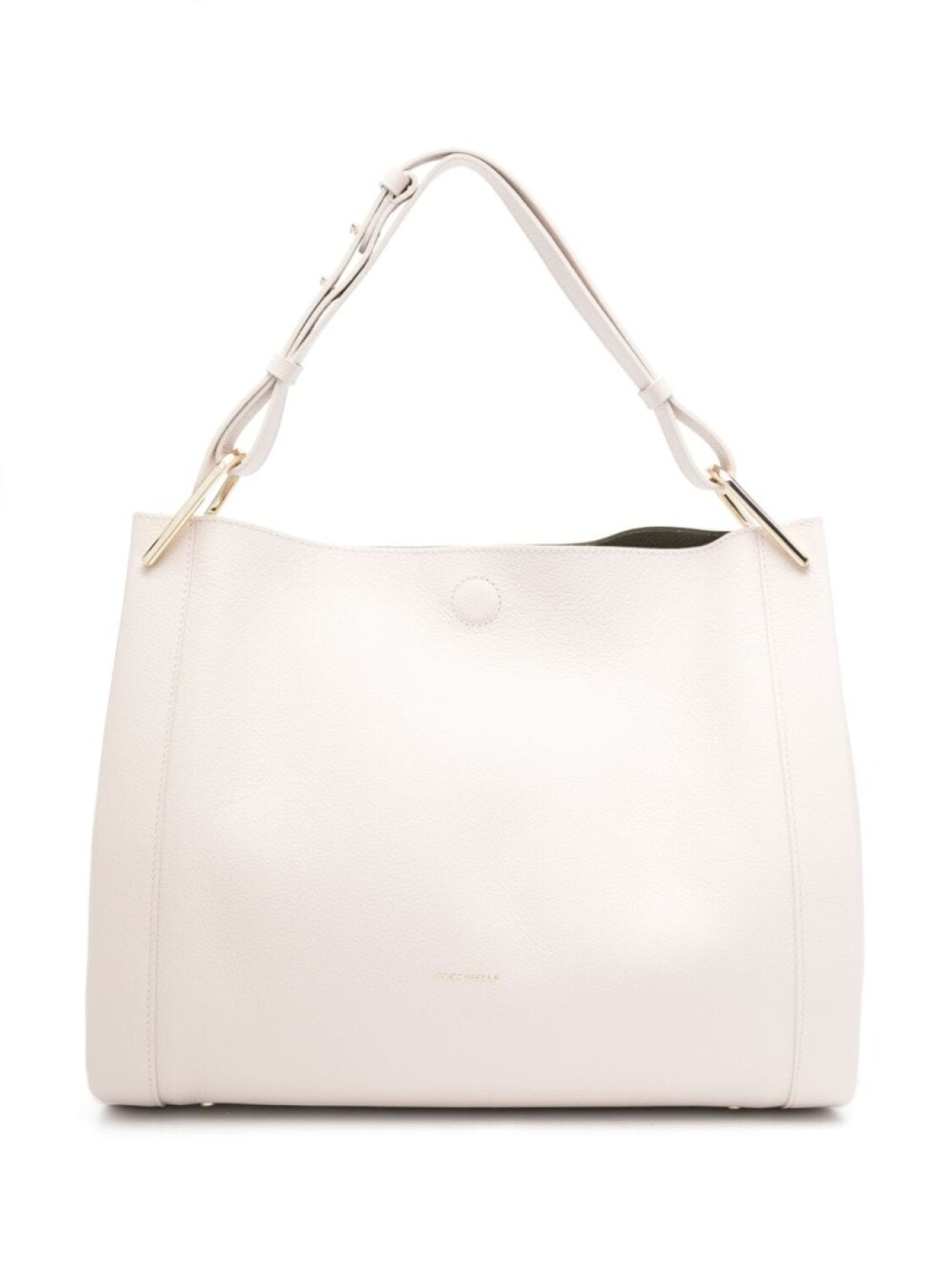 

Coccinelle сумка на плечо с логотипом, нейтральный цвет