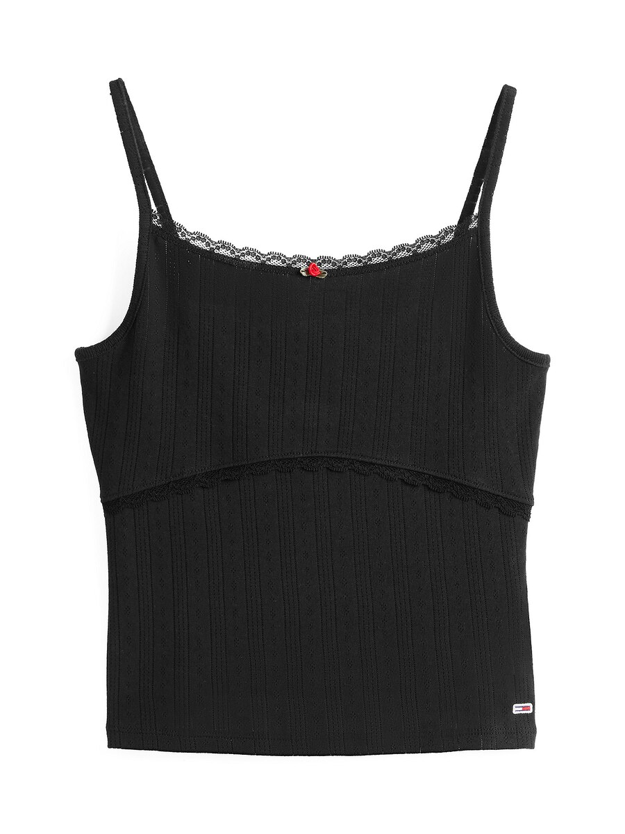 

Топ Tommy Jeans, черный