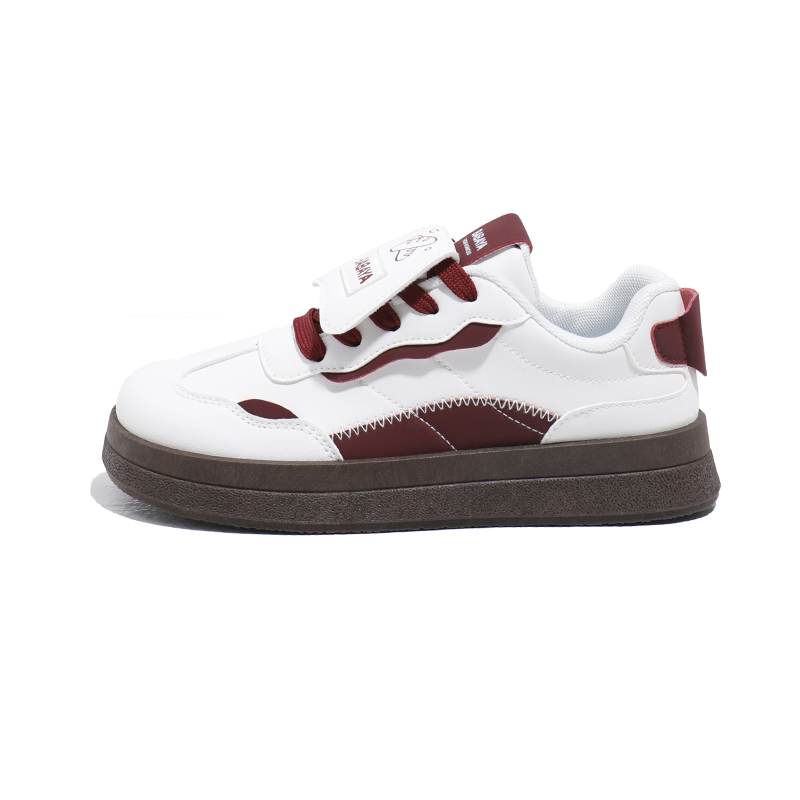 

Нескользящие кроссовки Anti Kick Low Top для детей Babaya, бежевый/бордовый