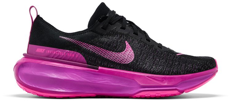 

Кроссовки Nike ZoomX Invincible Run Flyknit 3 'Black Vivid Grape', черный