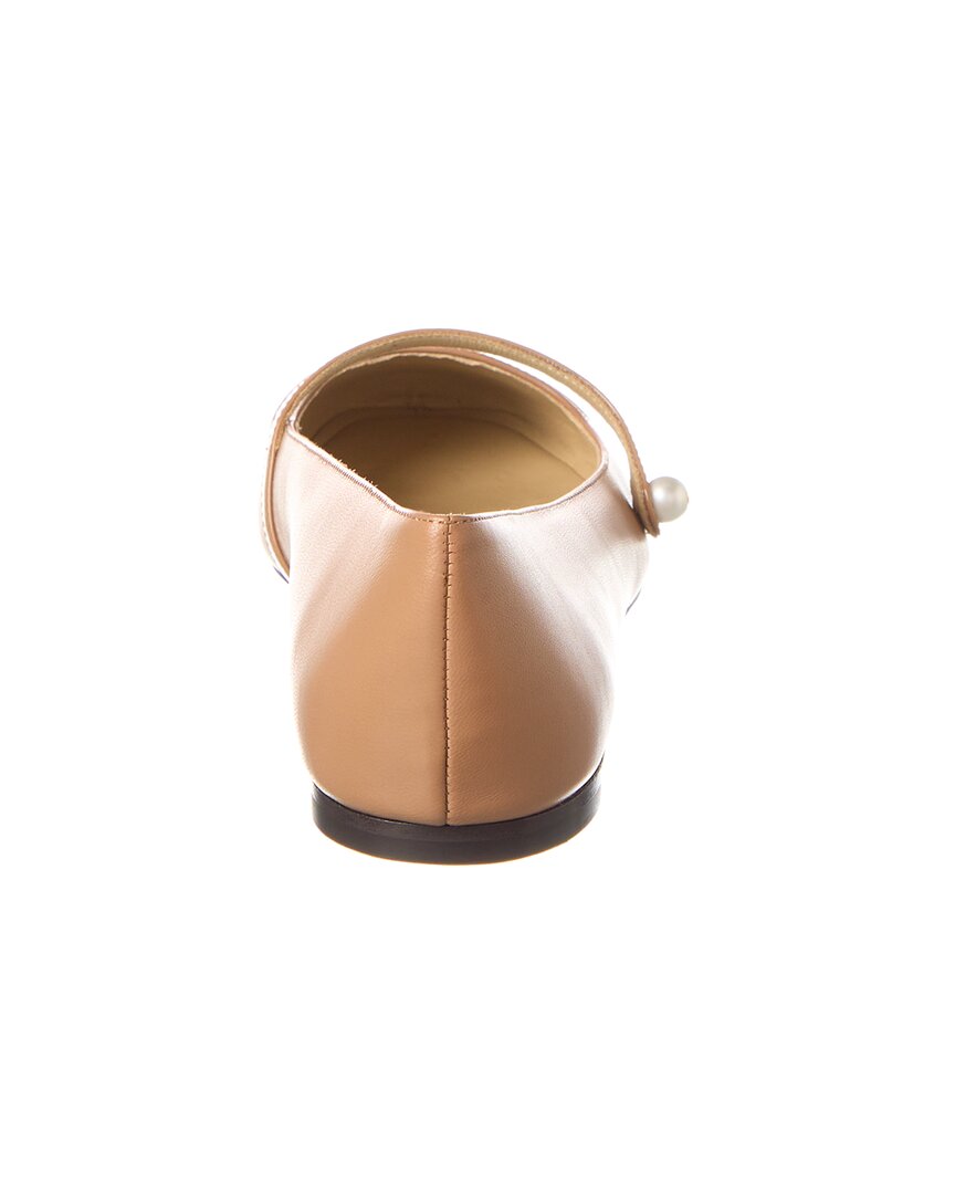 Туфли Jimmy Choo Elisa из кожи и лака, коричневый — фото 3