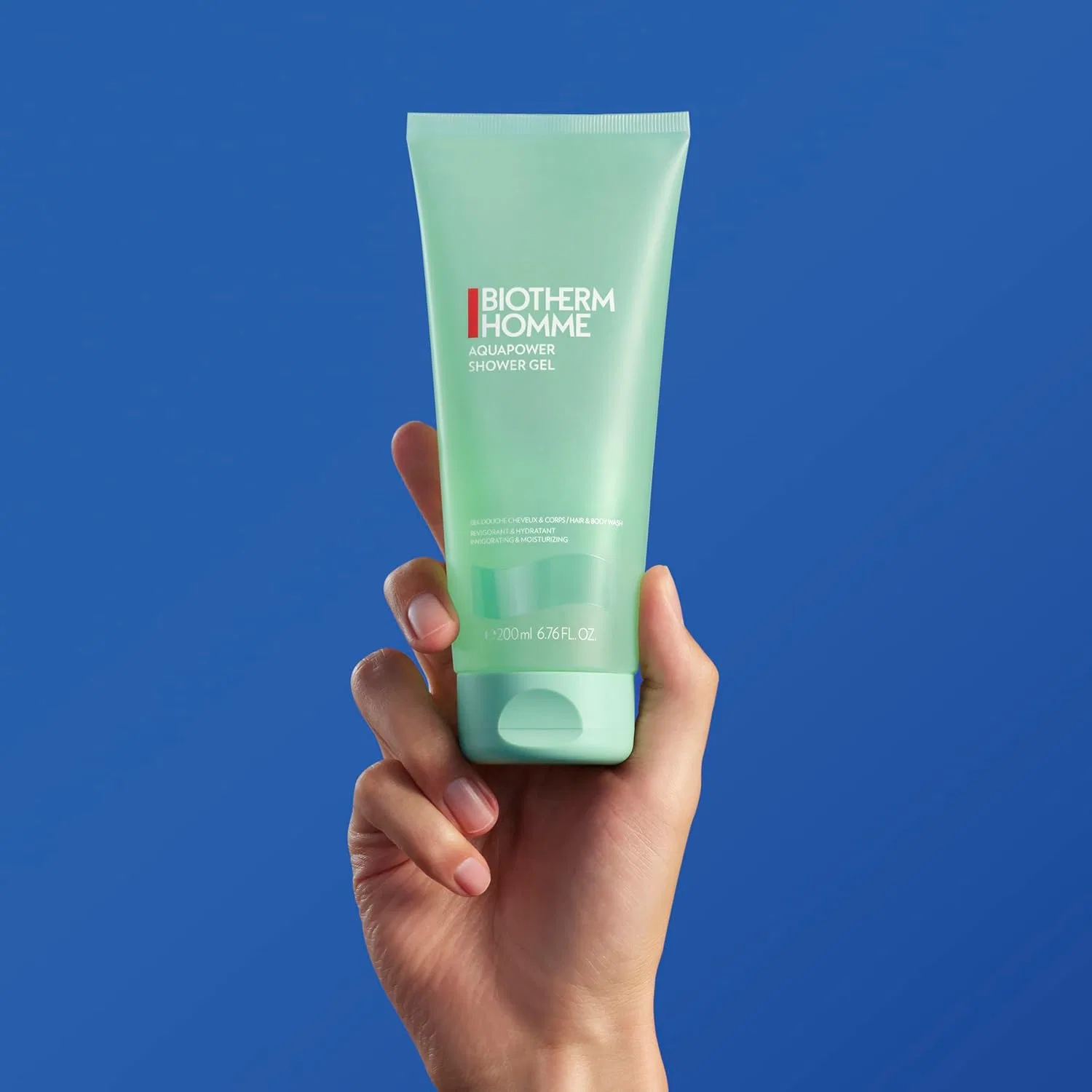 Освежающий гель для душа Biotherm Homme Aquapower для мужчин 200 мл Biotherm, Red — фото 3