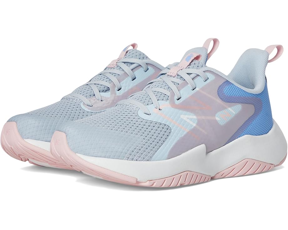 

Кроссовки New Balance Kids Rave Run v2, цвет Bright Sky/Granite/Rose Sugar