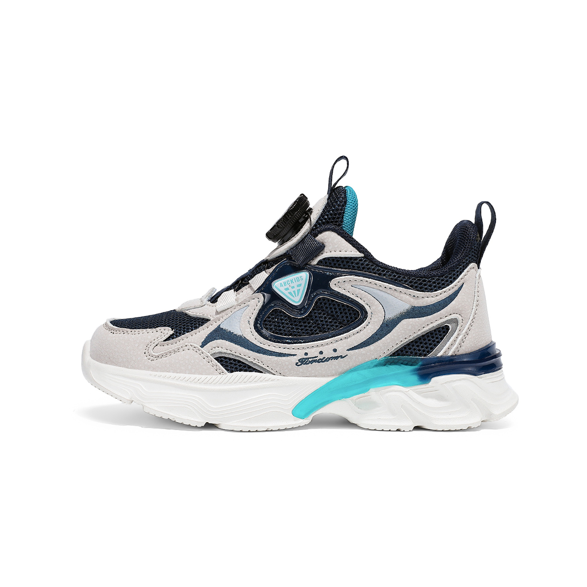 

Прочные Дышащие Легкие Низкие Детские Беговые Кроссовки Kids' ABC KIDS, Темно-Синий